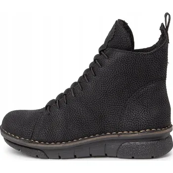 Dámská zimní obuv Rieker dámské kotníkové boty s plochým podpatkem velikost 36