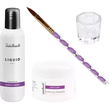 Umělé nehty Sada na akrylovou modeláž