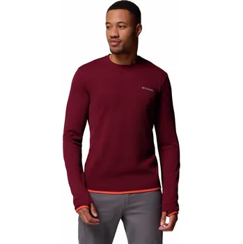 Pánská móda Columbia Tech Trail™ Utility Warm LS Crew M 2136881624 - rich wine XXL