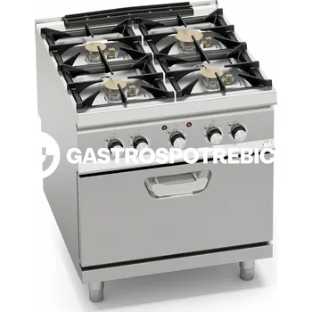 Bertos Plyn.sporák s el.troubou SG9F4PS+FE2