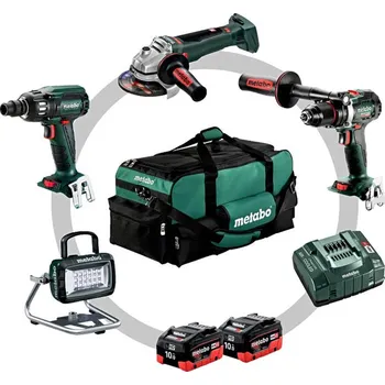 Vrtačka Combo set BSLTX+SSW+WBL+BSA 2x10,0Ah Metabo