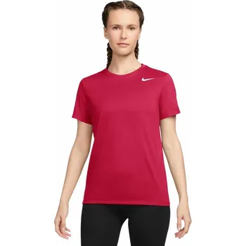 Dámské tričko Dámské funkční tričko s krátkým rukávem Nike DRI-FIT W růžové DX0687-666 - L | UK 14 | US 15