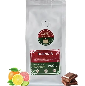 Káva Café Montaña Buendía, mletá káva Velikost balení: 250g, Hrubost mletí: Standardní mletí