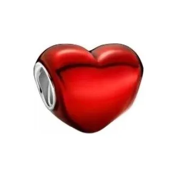 Přívěsek Přívěsek červené srdce stříbro s925