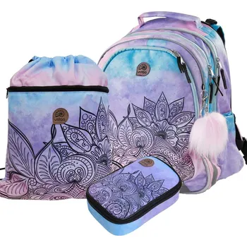 Školní batoh Ulitaa Midi školní batoh Mandala 3dílný set