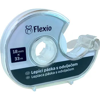 Lepicí páska Flexio Lepící páska průhledná, 18 mm/ 33 m