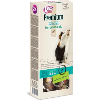 Krmivo pro hlodavce LOLO PREMIUM SMAKERS 2 klasy pro morčata 100 g