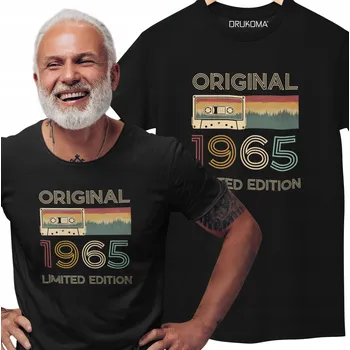 Pánské tričko TRIČKO k 60. NAROZENINÁM - VTIPNÝ DÁREK K 60. ŠEDESÁTINÁM - ROČNÍK 1965