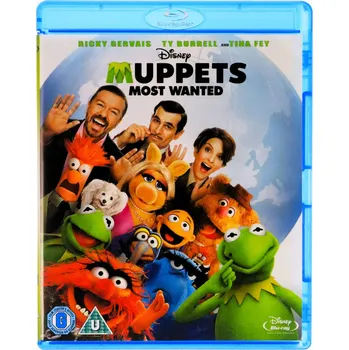 Blu-ray film MUPPETS MOST WANTED Blu-ray disk