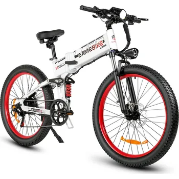 SAMEBIKE Skládací elektrokolo SAMEBIKE LO26 Plus 26" s baterií 48V 15Ah BÍLÁ 2025