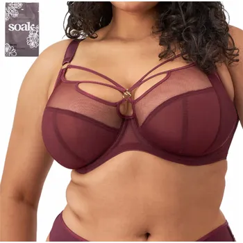 Podprsenka Elomi podprsenka s měkkými košíčky hnědá velikost 95J