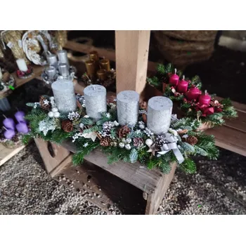 Věnec Zahradnidum Svícen adventní 94