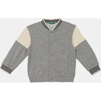 Chlapecká mikina Dětská mikina United Colors of Benetton 32N4G503Z.P.seasonal šedá 09X, vel. 98