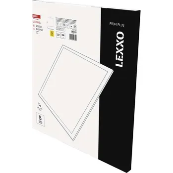 LED panel LED panel LEXXO backlit 60×60, čtvercový vestavný bílý, 30W,UGR,n.b.