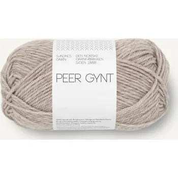 Příze Sandnes Garn Peer Gynt 2650 – gråbeige melert