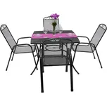 DEOKORK Zahradní kovová sestava GREY 1+4 42149285