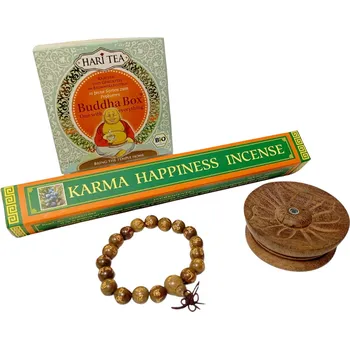 Dárkový potravinový koš Dárkový balíček Šťastná karma