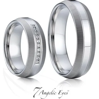 Prsten 7 Angelic Eyes Ocelový dámský snubní prsten 002 - Cleopatra Velikost: 57