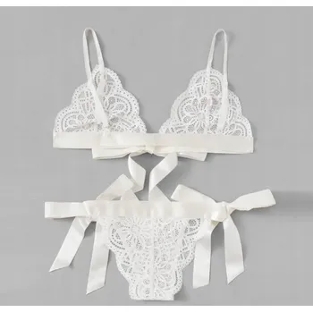 Dámské spodní prádlo GingerInKilin dámský komplet bílý univerzální velikost