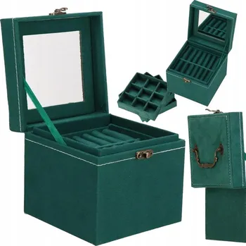 Šperkovnice KUFŘÍK NA ŠPERKY KRABIČKA KAZETA KRABIČKA BOX