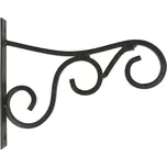 Kovový držák na květináč Vintage, 20x25 cm, černá 223935370