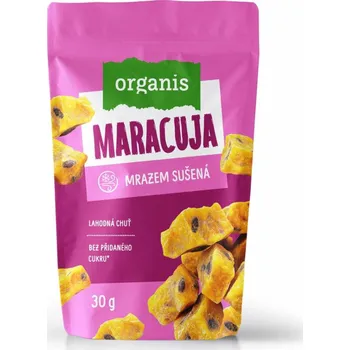 Sušené ovoce Organis Maracuja mrazem sušená kostky 30g