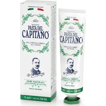 Dentální hygiena Pasta Del Capitano 1905 Přírodní bylinná zubní pasta 75 ml