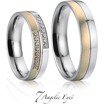 Prsten 7 Angelic Eyes Ocelový pánský snubní prsten 022 - David Velikost: 62