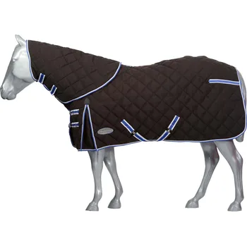 Deka pro koně WEATHERBEETA Harmonika pro koně s odnímatelným límcem Weatherbeeta Comfitec 1000D Diamond Qui 160cm KAŠTANOVÁ|MODRÁ|ZELENÁ