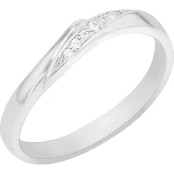 Prsten Prsten z bílého zlata s lab-grown diamanty Maiara