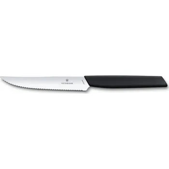 Příbor Stejkový nůž VICTORINOX Stejkový nůž Swiss Modern, 12cm, černý