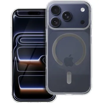 Náhradní kryt pro mobilní telefon Kryt Drop Glue Barevný kroužek Mag Cover s MagSafe pro iPhone 17 Pro Grey