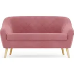 Starorůžová 2místná pohovka CORANTI VELVET 214941142