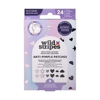 Náplast Wild Stripes Anti-Pimple Patches Holo Clear 24 ks
