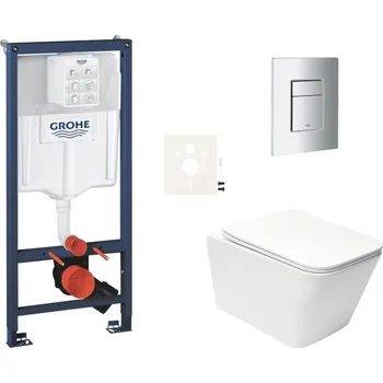 Sprchový set Grohe Závěsný wc set do lehkých stěn / předstěnová montáž SAT Infinitio SIKOGRSIN12SCP00 SIKOGRSIN12SCP00