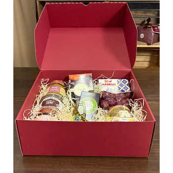 Dárkový potravinový koš ItalyShop Dárková krabička plná delikates