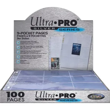 Sběratelství UP Folie na 9 karet SILVER balení 100 ks