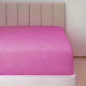 Prostěradlo Prostěradlo froté č.12 tm.růžová 100x200