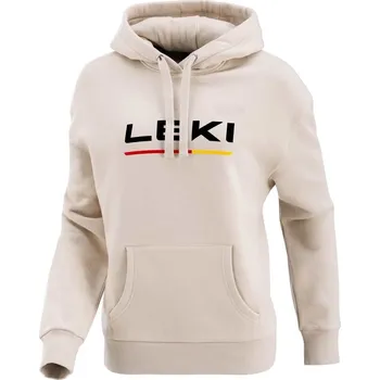 Dámská mikina dámská mikina s kapucí LEKI Logo Hoodie Women beige - L