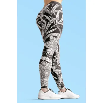 UTOPY Termo Dámské sportovní legíny White Passion Velikost: XXL