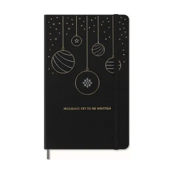 Diář Moleskine Holiday Notizbuch, L/A5, Schwarz (EN)