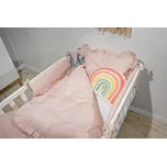 Lněné povlečení do postýlky DUSTY PINK, vel. M 227921010