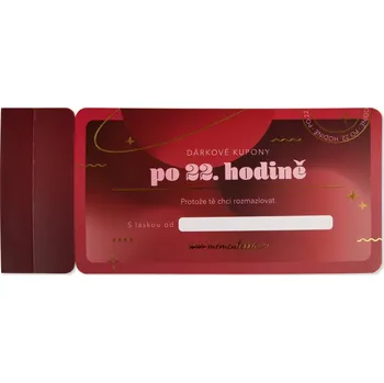 Party dekorace Dárkové kupony po 22 hodině