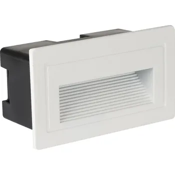 Venkovní osvětlení Optonica LED STEP LIGHT SQUARE bílé 3W 180LM 4200K AC220-240V IP65