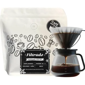 Káva Café Montaña Filtrádo, mletá káva na filtr, 250 g Hrubost mletí: Standardní mletí