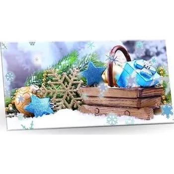 Čokoláda Mléčná čokoláda Modré Vánoce