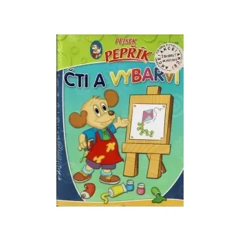 omalovánky Pejsek Pepřík - čti a vybarvi