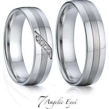 Prsten 7 Angelic Eyes Stříbrný pánský snubní prsten 004 - Charles Velikost: 58