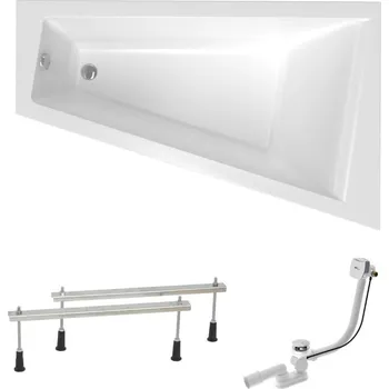 Vana Laguna Asymetrická vana Laguna Idea Plus 160x100 cm akrylát pravá SIKOID1600PAPN SIKOID1600PAPN