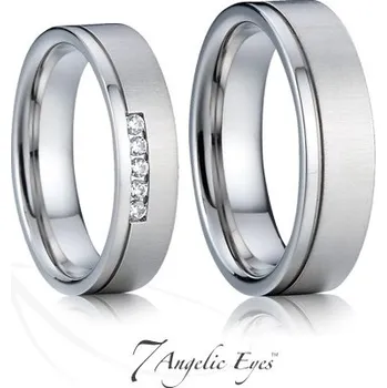 Prsten 7 Angelic Eyes Stříbrný pánský snubní prsten 012 - Lancelot Velikost: 70